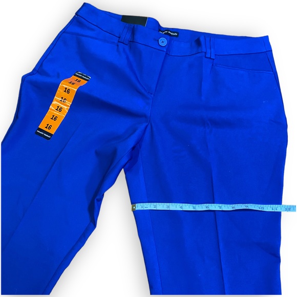 NWT Hilary Radley Blue Professional Ankle Pants Size 16 - Picture 5 of 12